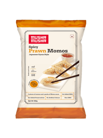 Spicy Prawn Momos | 8 pcs
